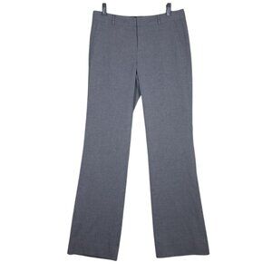 Banana Republic Womens Martin Fit Dress Pants Straight Leg Mid Rise Gray 6